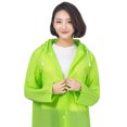thumbnail image 1 of CSChome Ponchos de Pluie à Capuche Imperméable pour Extérieur Couleur Vive Respirant Réutilisable pour Femmes Hommes Randonnée, 1 of 7