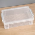 thumbnail image 3 of Large Capacity Pencil Case Water Clear Pen Box High Capacity Pen Case Colored Pencil Organizers for Adult, 3 of 11