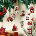 thumbnail image 3 of 24 Pcs Christmas Wooden Ornaments, Christmas Tree Ornaments Wood Hanging Decor for Christmas Tree Decoration Party Supplies, Xmas Ornaments Set, 3 of 5