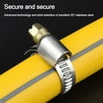 thumbnail image 6 of Hose Fuel Hose Clip Hardwar Anti-oxidation Car Fuel Hose Stainless Steel Tube Clamp Pipe Clamp Throat Hoop Hose Clamps Pipe Clip 16-25MM, 6 of 8