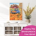 thumbnail image 2 of Fall Diamond Painting Kits for Adults, DIY Large Pumpkin Diamond Art, 5D Paint by Numbers Kits, Full Round Drill Puzzle Fall Crafts for Adults Holiday Gift, 2 of 7