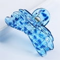 thumbnail image 2 of Slatcetga Fashionable Women Girl Resin Leopard Hair Clip Hair Claw Jaw Clip Accessories(Blue #3), 2 of 2