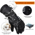 thumbnail image 5 of Sky Genius Electric Heated Gloves for Men Women Rechargeable Battery Operated Winter Motorcycle Gloves, Black, 5 of 8