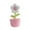 A, variant on DAMAI Cute Flower Mini Humidifier, USB/Plug-In Portable Flower-Shaped Humidifier with Warm Night Light, Silent Desktop Humidifiers Cool Mist for Home, Bedroom, Office Desk & Indoor Plants
