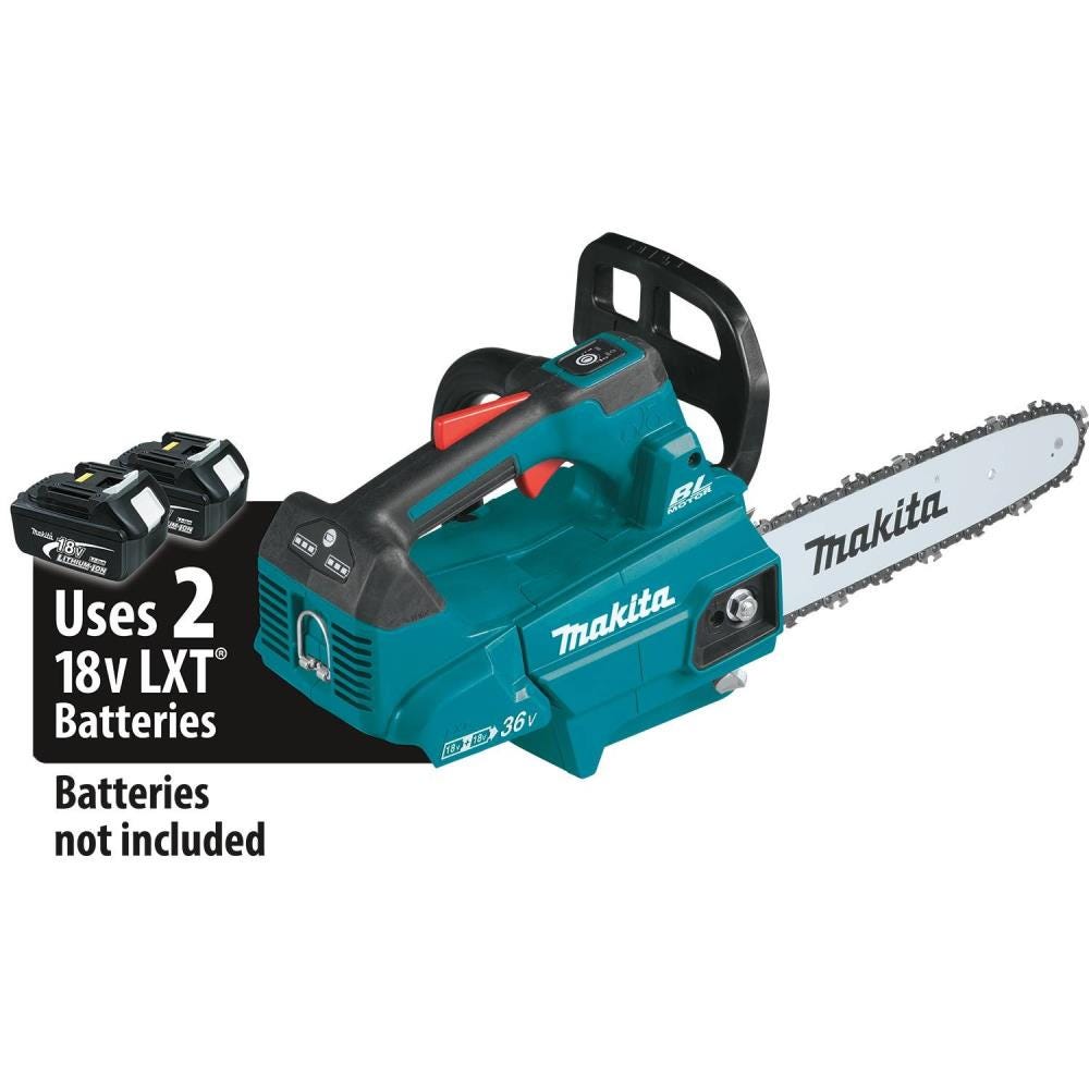 MakitaXCU08Z 18V X2 (36V) LXT LithiumIon Brushless Cordless 14in. Top Handle Chain Saw, Tool