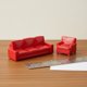 thumbnail image 4 of Conjunto De Sofás A Escala 1/64, Accesorio De Bricolaje, Accesorios De Fotografía De Sofás A Escala 1/64, Modelo De Sofá Pequeño Para Aficionados, Color Rojo., 4 of 9