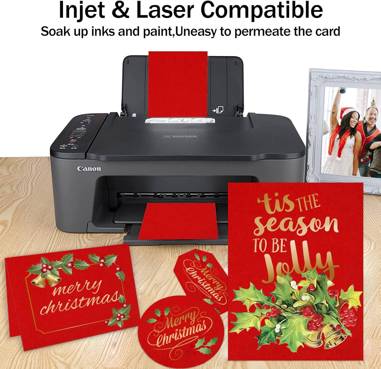 100 Sheets Red Cardstock 8.5 x 11 Red Construction Paper, General 80lb Card Stock Paper for Christmas, Valentines, Invitations and Craft
