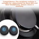 thumbnail image 5 of Injueey Cojines Almohadillas para los oídos Reemplazo montado en la cabeza para auriculares Bose OE2 Negro + Azul Type3 NO3, 5 of 6
