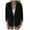 Black, variant on asdoklhq Clearance Coats Under $10.00 Plus Size,Womens Casual Solid Open Front Cardigan Long Sleeve Jacket Coat