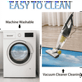 thumbnail image 4 of CURLYOOT Seashell Runner Rug 2'x6' Washable Kitchen Runner Rug Indoor Non Slip Laundry Rugs Ocean Starfish Floor Carpet for Hallway Kitchen Entryway Bedroom Living Room, 4 of 9