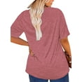 thumbnail image 6 of XCHQRTI It's Fine Womens Graphic Shirt Inspirational Plus Size Tees Everything is Fine Short Sleeve Summer Casual Tops, 6 of 7