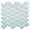 Eldor-Sample, variant on SAMPLE-Scala Oda Grey 2-in. x 3-in. Fish Scale Upcycled Satin Glass Floor & Wall Mosaic Tile