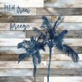 thumbnail image 3 of Carpentieri, Natalie 12x12 Black Modern Framed Museum Art Print Titled - Palm Trees and Ocean Breeze, 3 of 5
