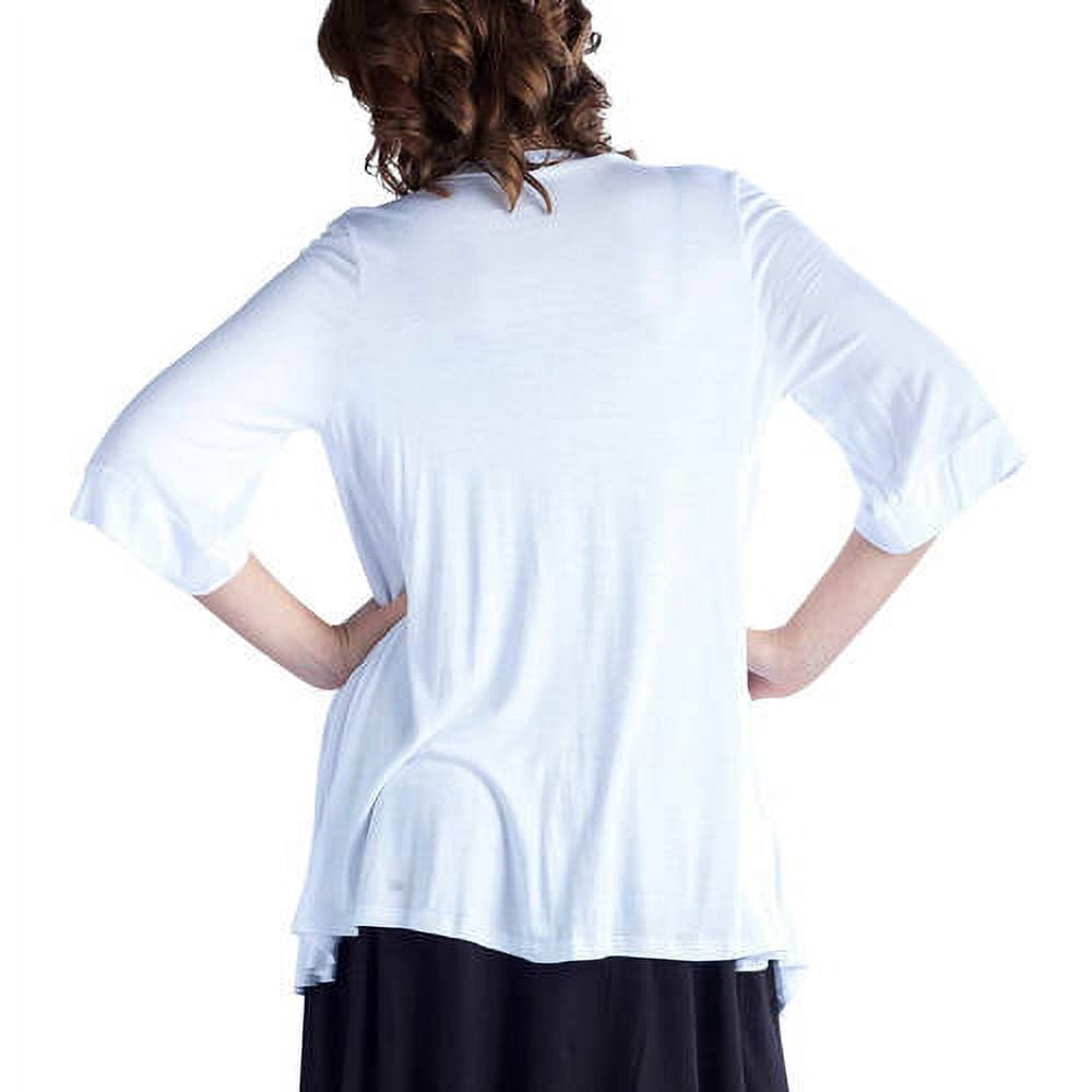 Women's 3/4 Sleeve Open Shrug