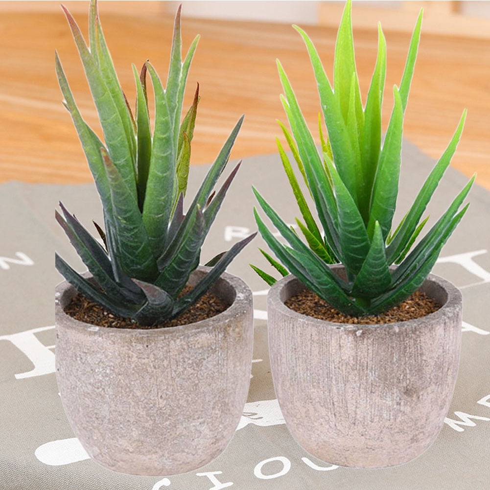 Travelwant Artificial Succulent Plants, Fake Plants Small Plants in ...