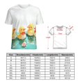 thumbnail image 2 of Cute Ducks Water Play T Shirts Basic T-Shirt Short Sleeve Ladies Tee Shirt Summer Graphic Clothing, 2 of 6