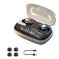 thumbnail image 4 of TWS Auricular con estuche de carga Cancelación de ruido In-Ear Bluetooth Compatible con Bluetooth 5.2 Auriculares LED Pantalla de alimentación Auriculares inalámbricos Blanco Inevent EL005635-02B, 4 of 7