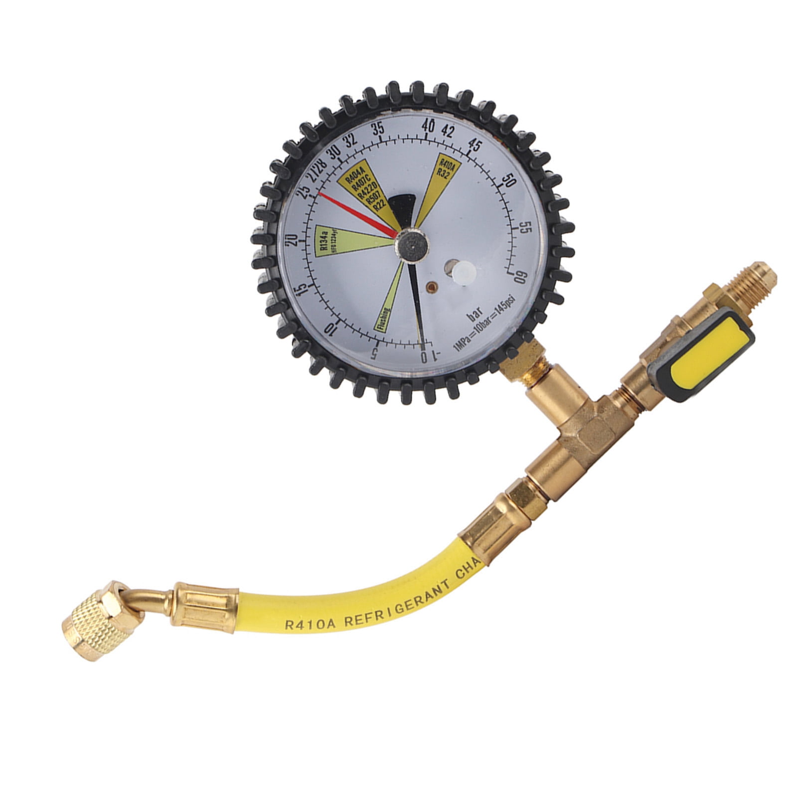 Easy And Convenient Spherical Structure Valve Pressure Test Gauge, Pressure Gauge, For Air