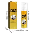 thumbnail image 3 of Oliegs Heated Blanket Function Foam Cleaner Foam Cleaner For Car Foam Cleaner Foam Cleaner All Purpose Interior Lemony Foam Cleaner（100ml） Chocolate, 3 of 5