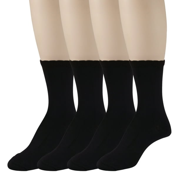 Women's Dress Crew Socks - Lightweight, Soft Mid-Calf Short Trouser ...
