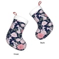 thumbnail image 3 of Salouo Rose Flowers Print Christmas Stockings,Large Xmas Stocking Set of 1 Holiday and Farmhouse Stocking for Christmas Holiday Party Decoration(17.7*11 Inch), 3 of 7