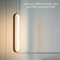 thumbnail image 3 of Modern LED Pendant Light, Adjustable Length Inbuilt LED Lights Minimalistic Design Durable Lighting 18W With Translucent Lampshade For Bedroom Living Room 85-265V, 3 of 8