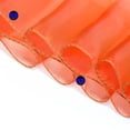 thumbnail image 4 of mds Pack of 25 Organza Chair Sash Bow Sashes for Wedding Decoration -Brunt Orange, 4 of 5