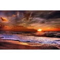 thumbnail image 1 of Taladro diamante pintura (DE0183) 5D DIY completo Seaside Sunrise punto de cruz bordado 45x60cm Hugtrwg Para estrenar, 1 of 1