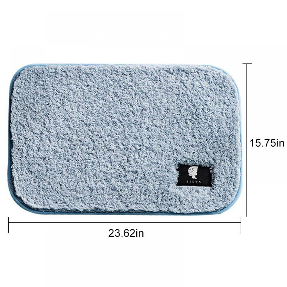 Microfibre Non Slip Soft Shaggy Absorbent Bath Bathroom Shower Rug Carpet Mat SD 