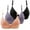 Beige, variant on Womens Underwear Polka Dot Print 3-Pack Push Up Comfort Bra Triple Hook Closure Beige 85