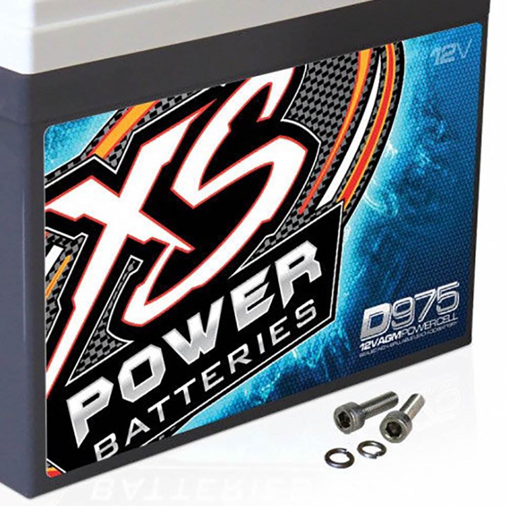 XS Power D975 12 Volt AGM 2100 Amp Sealed Power Cell Car Battery with Hardware - image 5 of 5