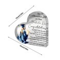 thumbnail image 3 of Funny Inspirational Graduation Acrylic Desk Sign for High School College Graduates 2025 Heart Keepsake Daughter Teens, 3 of 7