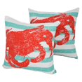 thumbnail image 1 of Blazing Needles 17-inch Outdoor Spun Polyester Throw Pillows (Set of 2), 1 of 1