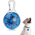 thumbnail image 1 of Clip de collar de luz LED de 2 piezas Collar de luz de seguridad LED Impermeable Perro y gato Colgante Luz nocturna (Azul), 1 of 5