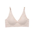 thumbnail image 1 of Sous-vêtements à Rayures Douces en Gelée Sans Marque pour Femmes Sans Anneau Bretelles Doubles Fixes Quatre Boucles Rassemblées pour Collecter par Pass Anti-Affaissement, 1 of 5