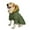 green, variant on Winter Dog Jacket With Hood - Water-Resistant Reflective Dog Coat For Large Dogs, Military Green Insulated Dog Jacket For Cold Weather, Outdoor Dog Apparel With Adjustable Straps