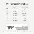 thumbnail image 5 of Litake Dog Harness Leash Set Contrast Color Escape-proof Reflective Design Vest Harnesses for Small Medium Dogs Cats, 5 of 9