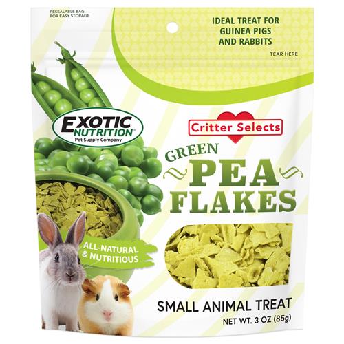 Exotic Nutrition Green Pea Flakes 3 oz.