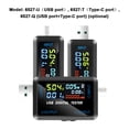 thumbnail image 2 of yeacher Smart Digital Multimeter with USB/Type-C Ports - Real-Time Battery Capacity Tester, Fast Charging Protocol Support, and 9-Group Data Memory for Accurate Device Monitoring, 2 of 7