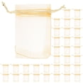 thumbnail image 4 of 100pcs Drawstring Mesh Gift Pouches Jewelry Bags Small Favor Bags Moon Star Gift Candy Bags, 4 of 7