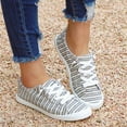thumbnail image 2 of asdoklhq Womens Casual Shoes,Low-cut Canvas Shoes One-foot Lazy Korean Version Student Casual Flat Shoes, 2 of 5