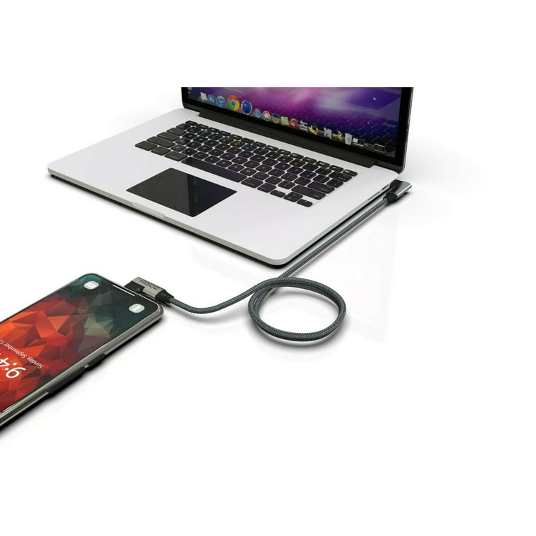 Long câble USB-C vers USB-C rose 15 pi, chargement rapide 60 W,  câble de chargeur USB-C compatible avec iPad Pro Air
