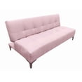 thumbnail image 1 of Sofá Cama Reclinable Rocky Rosa, 3 Posiciones, SALVANTO, 1 of 9