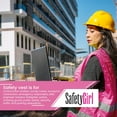 thumbnail image 3 of Safety Girl Women's Non-ANSI High-Visibility Pink Safety Vest for Women - 3XL | Fashionable and Breathable Work Vest for Daytime Visibility | Fitted and Contoured with Zipper Closure & Inside Pockets, 3 of 7