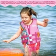 thumbnail image 2 of MoKo Kids Swim Vest for Boys Girls, Swimming Float Jacket for 46-77 lbs Kids, Swimsuit Buoyancy Swimwear, L Size, Pink, 2 of 7
