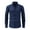 Navy, variant on Xzbqbs Mens Casual Polo Shirts Long Sleeve Fashion Button Striped Shirts Lightweight Pullover Shirts Classic Golf Shirts for Men