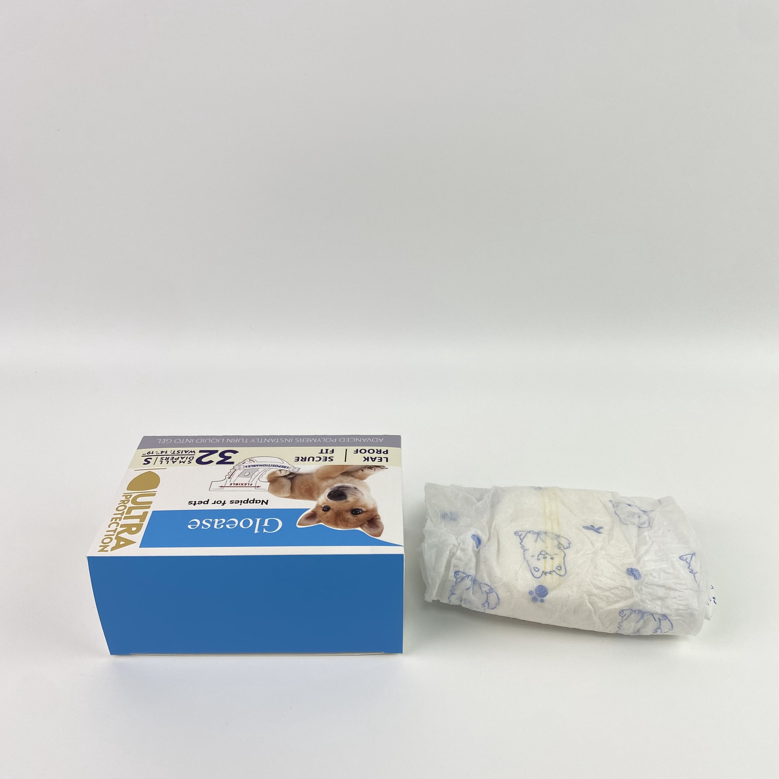 Gloease Nappies for pets,Dog Diaper Liners Super Soft and Absorbent Dog Diaper Booster Pads for Male Dog Belly Bands or Female Dog Diapers
