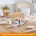 thumbnail image 6 of Yayeee Napkin Holder for Table Kitchen Paper Tissue Organization, Gray Snow Houses, 6 of 8