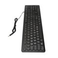 thumbnail image 1 of Wired Keyboard, 104 Key Backlit Plug And Play Large Print High Visibility Comfortable Touch USB Keyboard For Dormitory For Household For Visually Impaired, 1 of 5