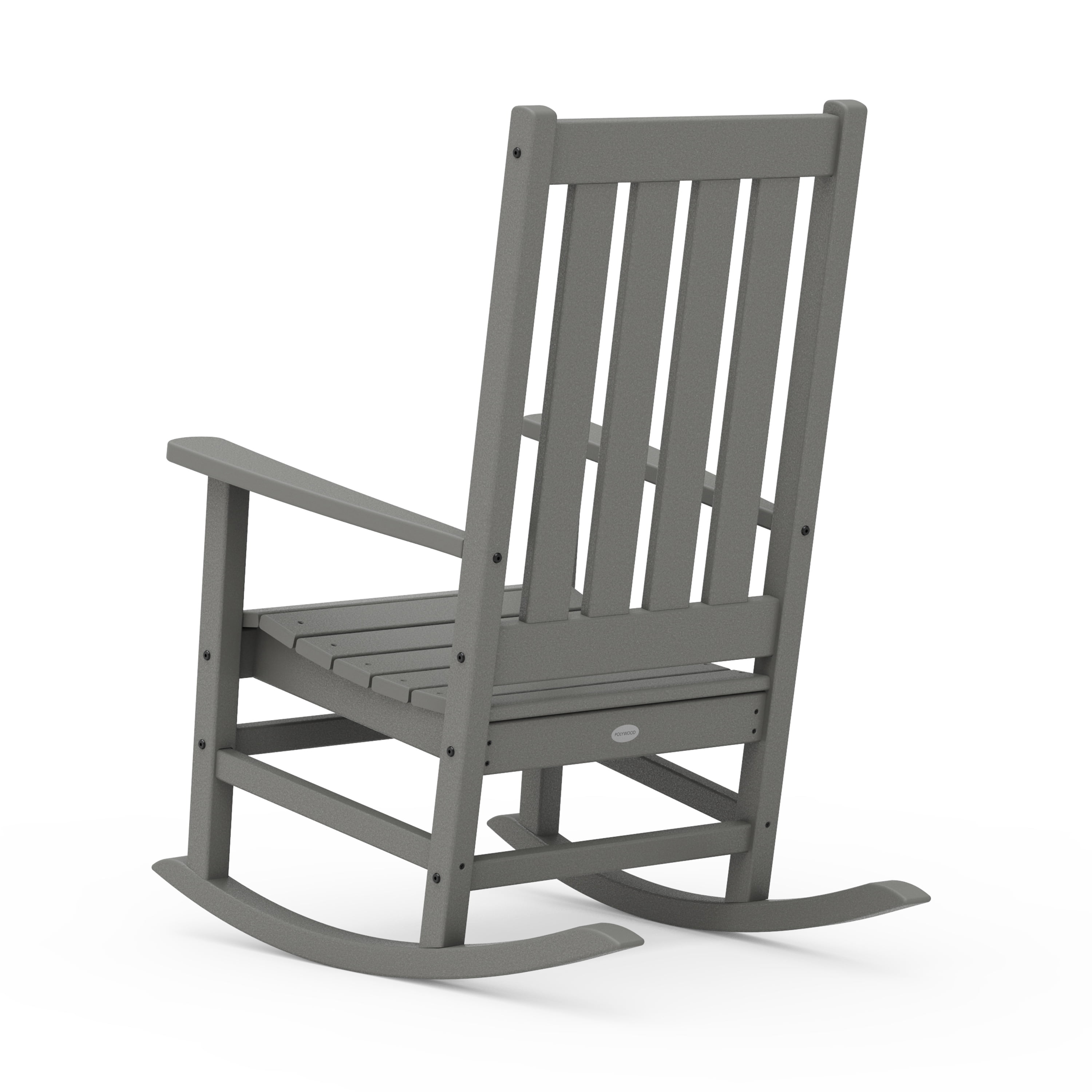 Better Homes & Gardens by POLYWOOD Southlake Outdoor Rocking Chair, All-Weather HDPE, Patio Seat, Slate Grey